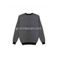 Ανδρικό Πλεκτό Tweed Jacquard Soft Crewneck πουλόβερ